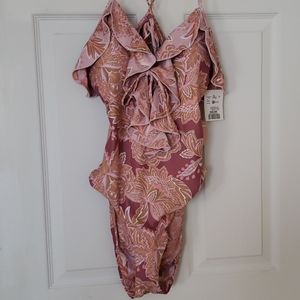 NWT one piece swim suit size L